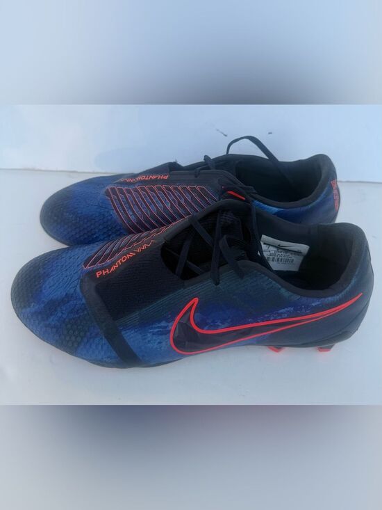 Nike Phantom Venom Elite FG Soccer Cleats Blue/Black/Red Men’s 7 Women’s  8.5
